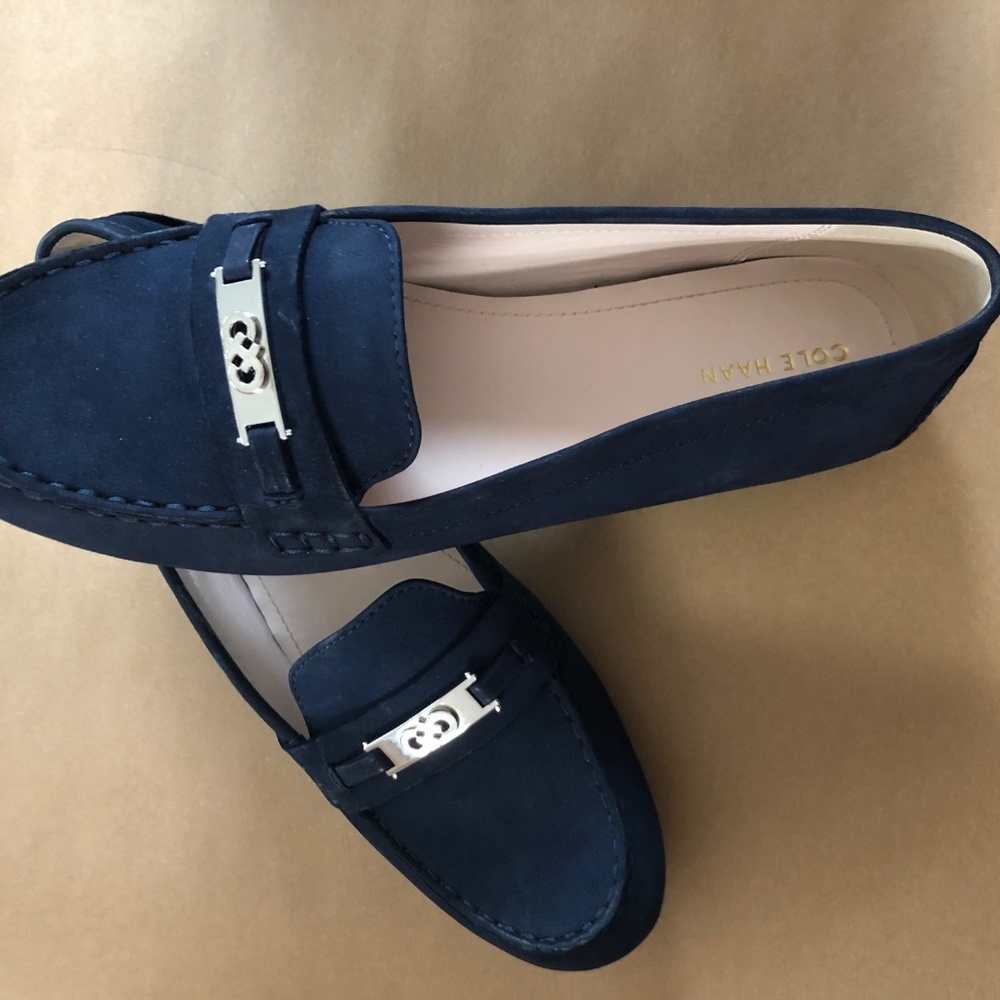 Cole Haan Blazer BlueSuede Driver, New in Box